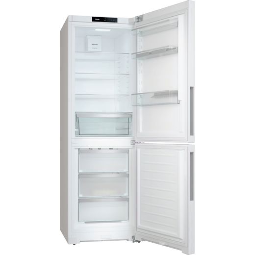 Miele 12336030 Fridge Freezer White - Right perpsective shot